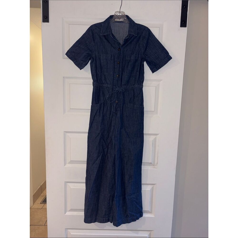 Marine Layer Joni Denim Jumpsuit - Picture 3 of 9